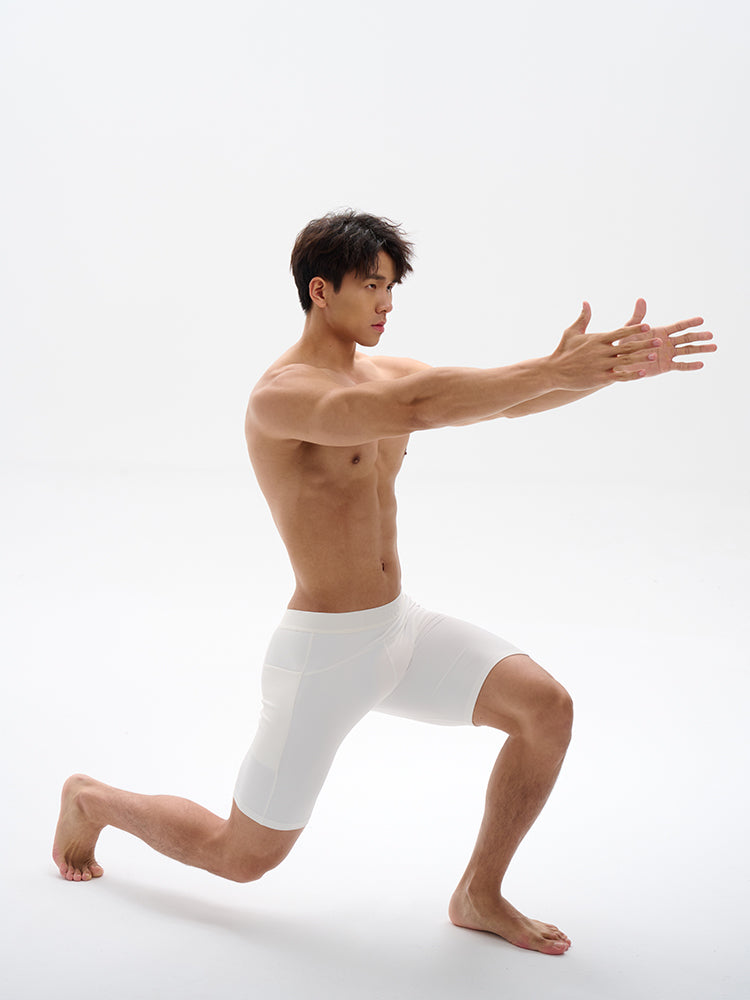High elastic tight sports boxer shorts UPRO-040