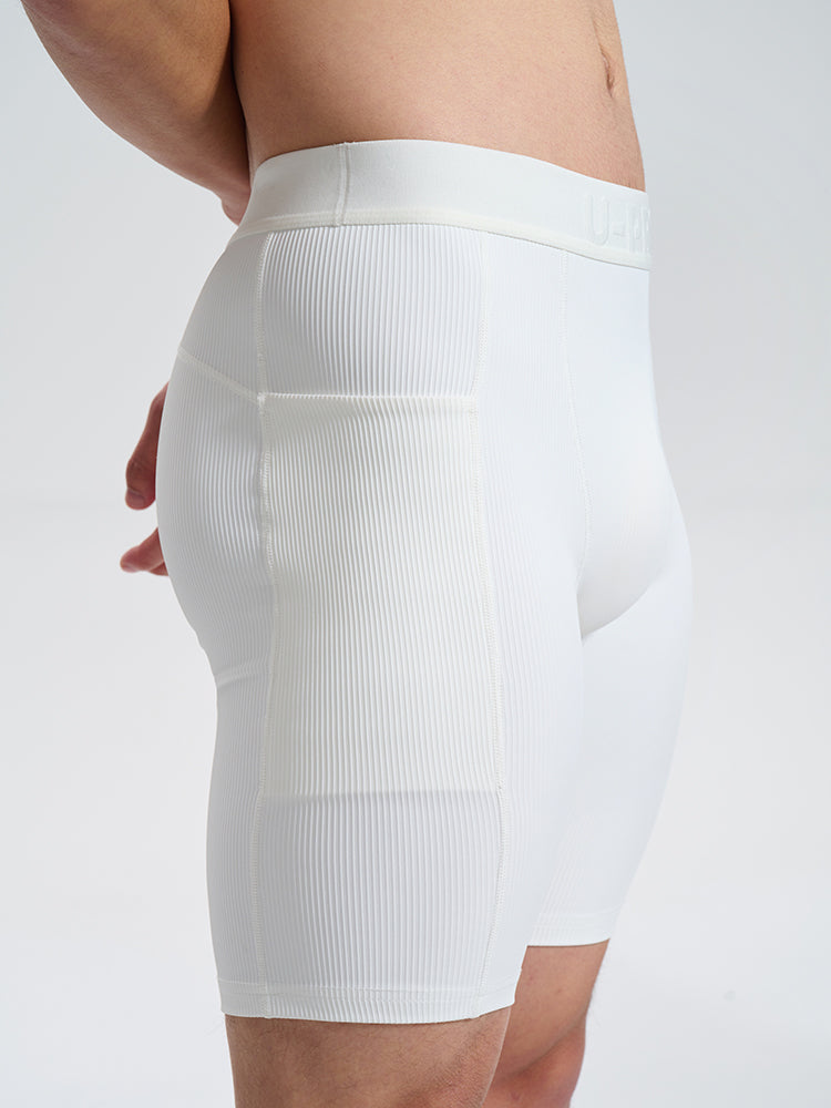 High elastic tight sports boxer shorts UPRO-040