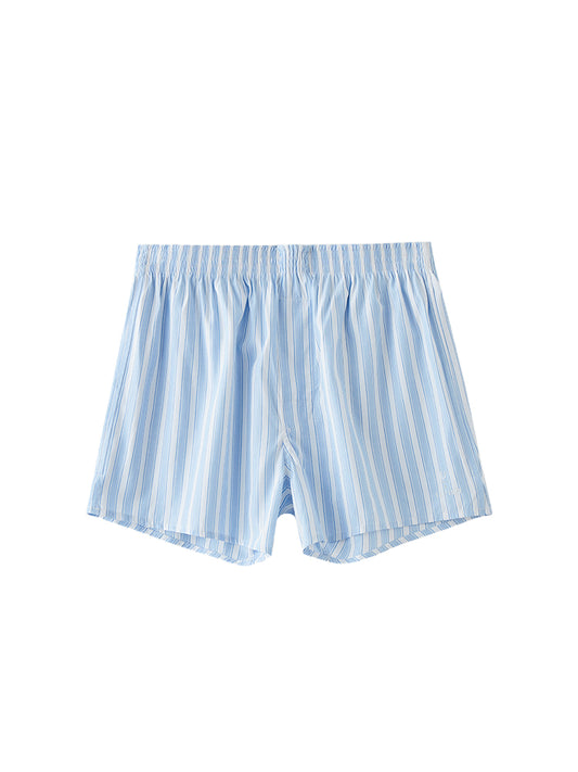 Striped Pajama Shorts UPRO-042 (Blue/Green)