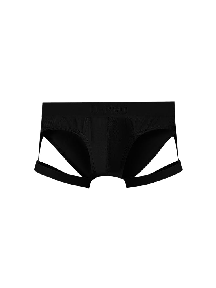 Buckle leggings briefs UPRO-053 (Black/White/Pink)
