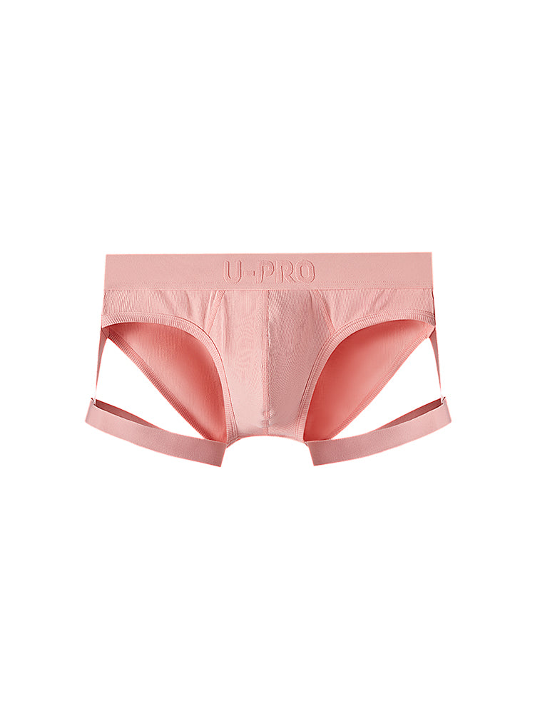 Buckle leggings briefs UPRO-053 (Black/White/Pink)