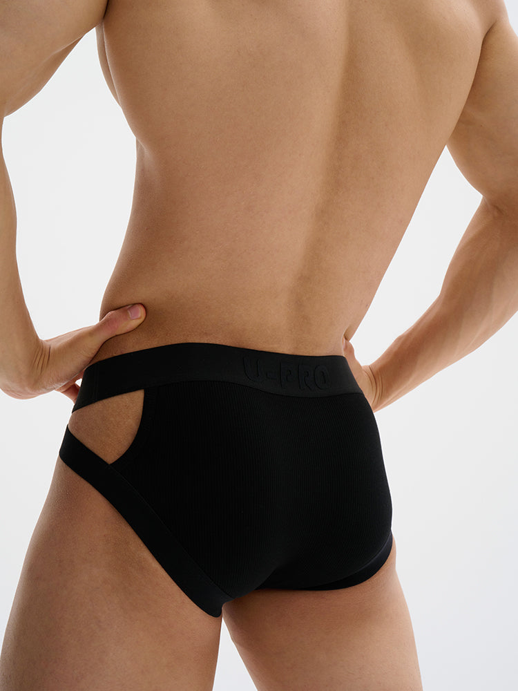 Side hole Briefs UPRO-054 (Pink/Green/White/Black)