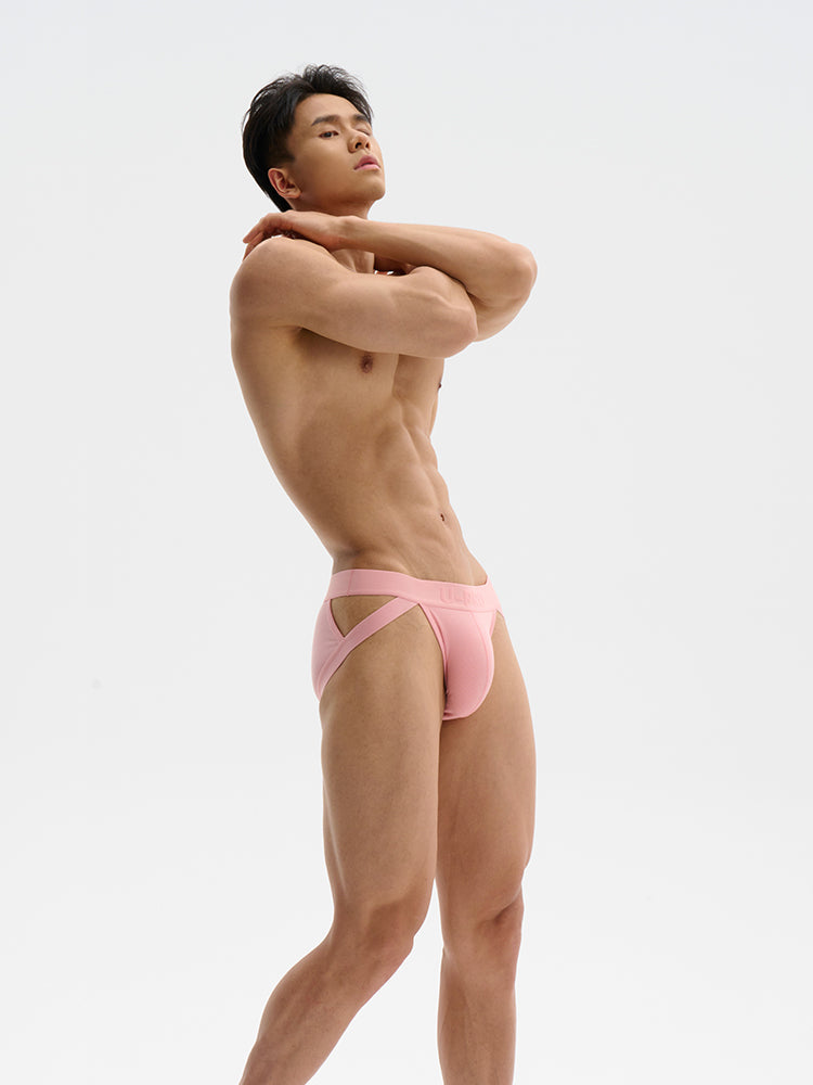 Side hole Briefs UPRO-054 (Pink/Green/White/Black)