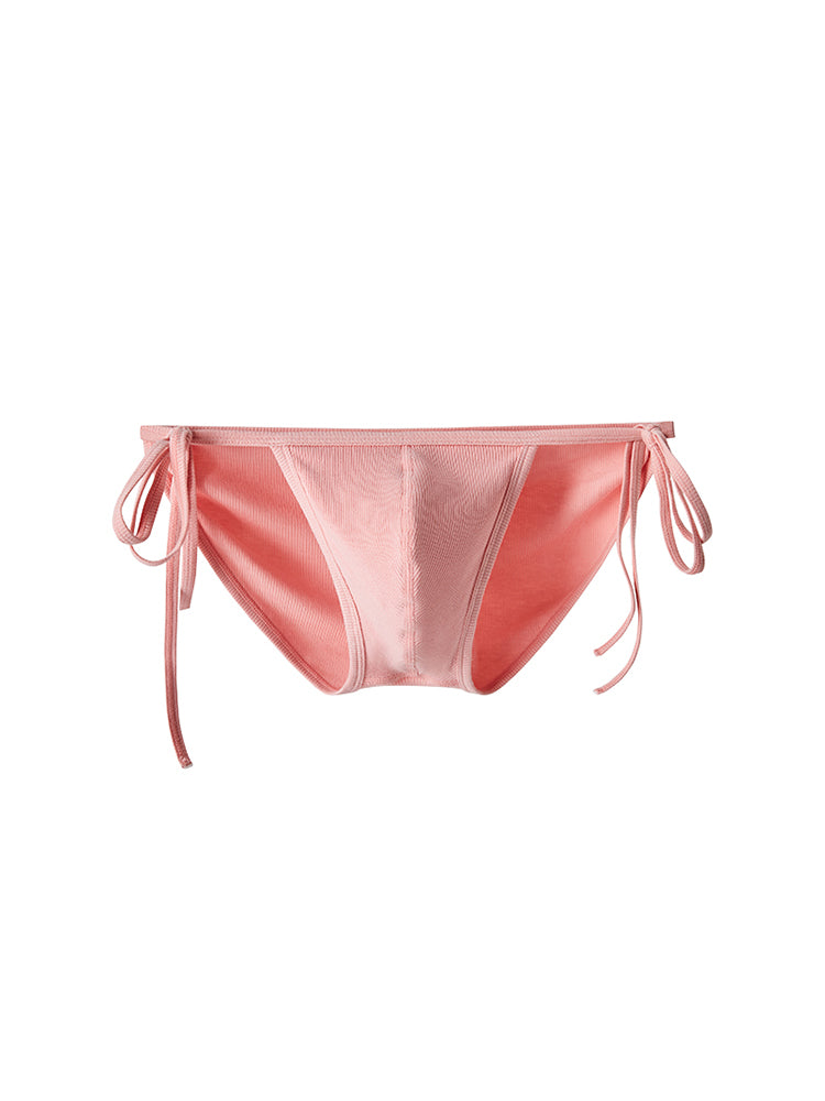Bowknot Briefs Bikini UPRO-062 (Pink/White/Black)