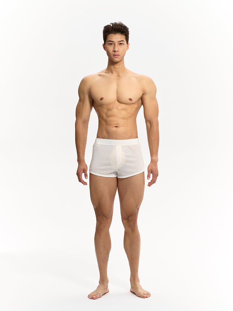 Half transparent scales Trunks UPRO-067 (White)
