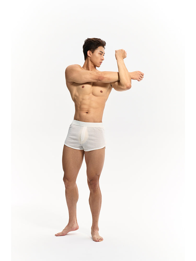 Half transparent scales Trunks UPRO-067 (White)