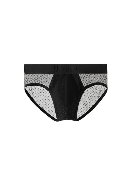 Papery lace Briefs UPRO-072 (Black/White)