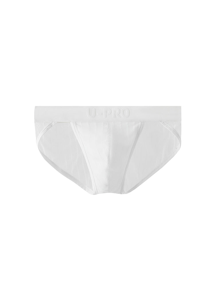 Stripe mesh Briefs UPRO-073 (Blakc/White)