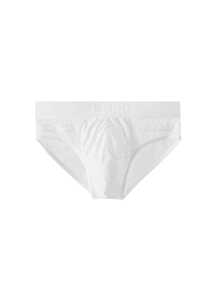 Snake scale lace Briefs UPRO-078 (Black/White)