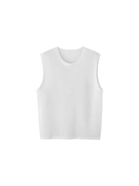 Breathable Mesh Tank UPRO-1015 (White/Apricot )