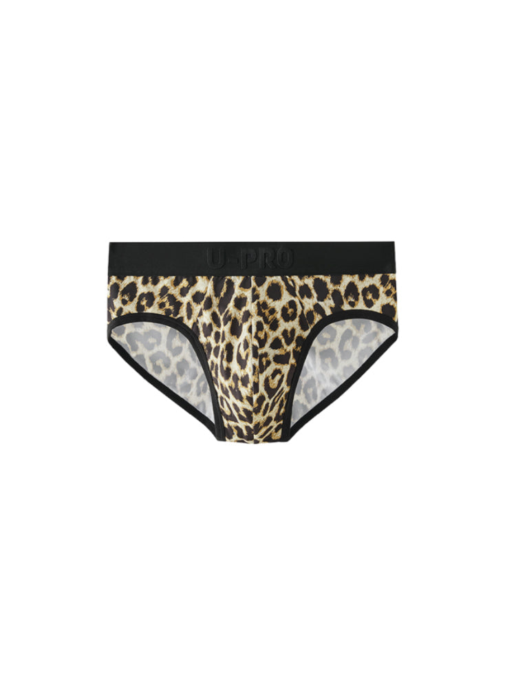 Leopard Print Briefs UPRO-090(High-elastic)