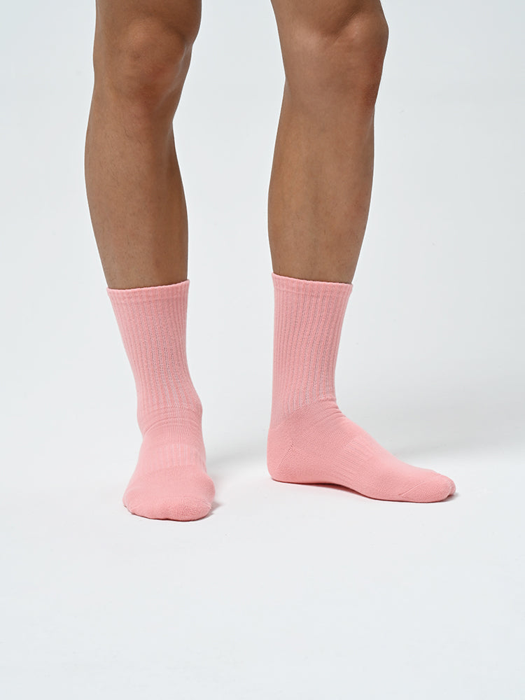Pink towel bottom sports socks UPRO-2002
