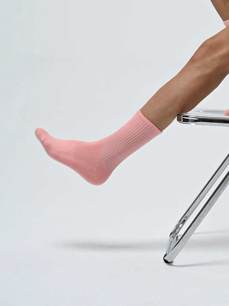 Pink towel bottom sports socks UPRO-2002