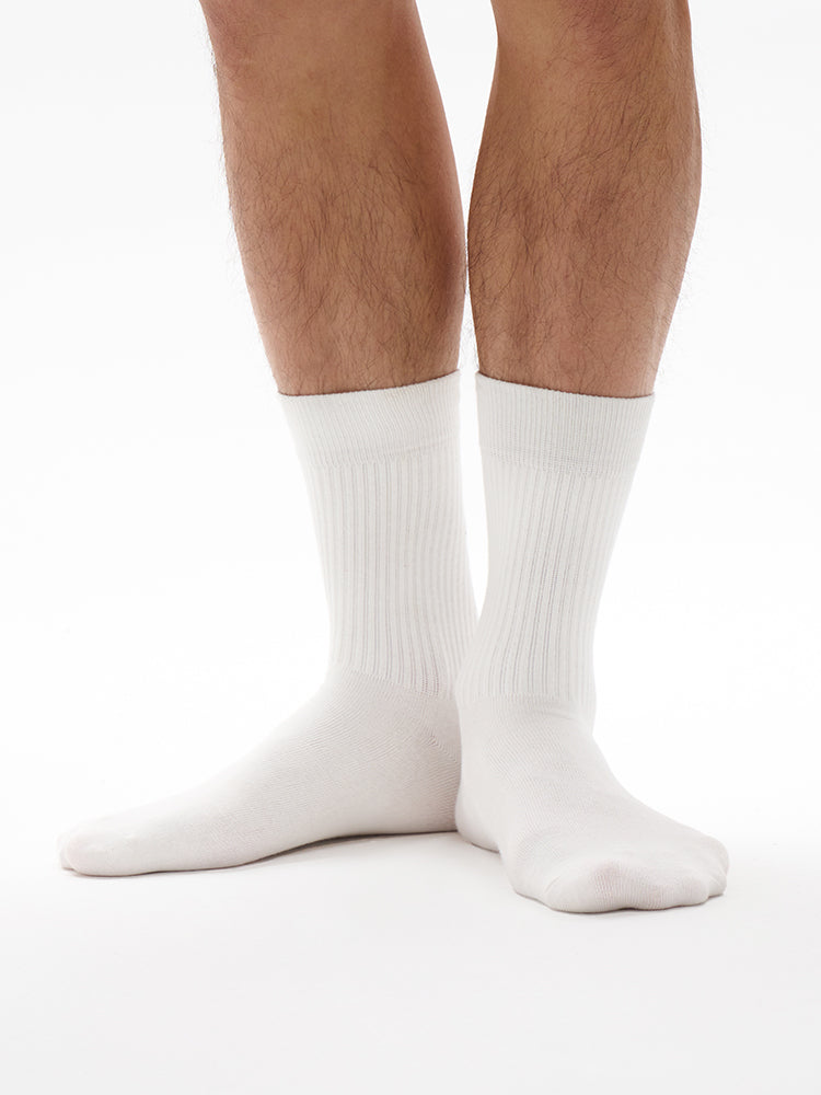 Plan X white sports socks UPRO-2005