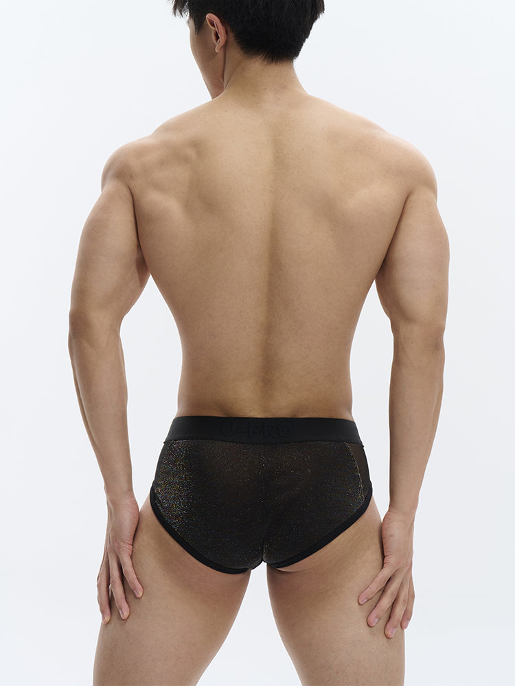Metal mesh Briefs UPRO-AAS10002(Black)