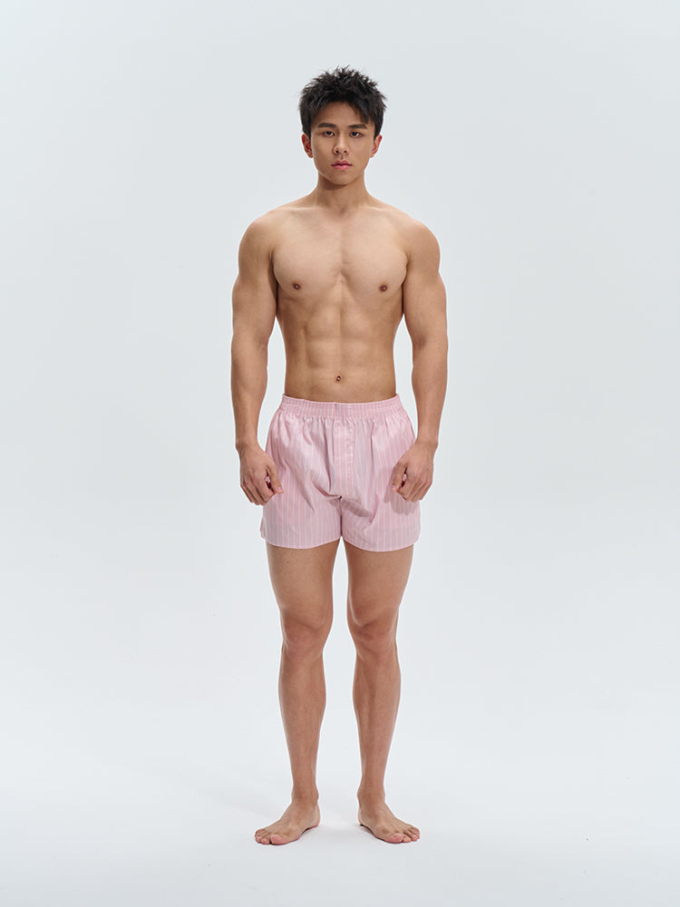 Striped Pajama Shorts UPRO-AAS24015(Blue/Pink)
