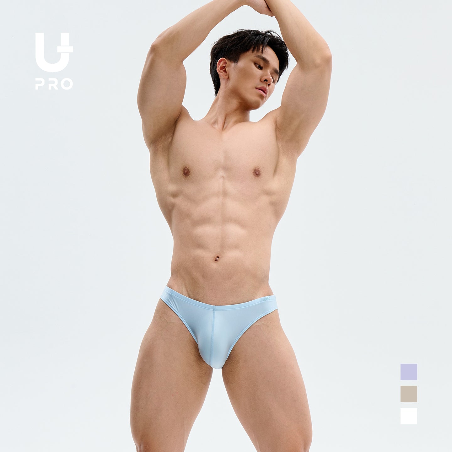 Men's silk satin gloss trunks UPRO-AAS10032
