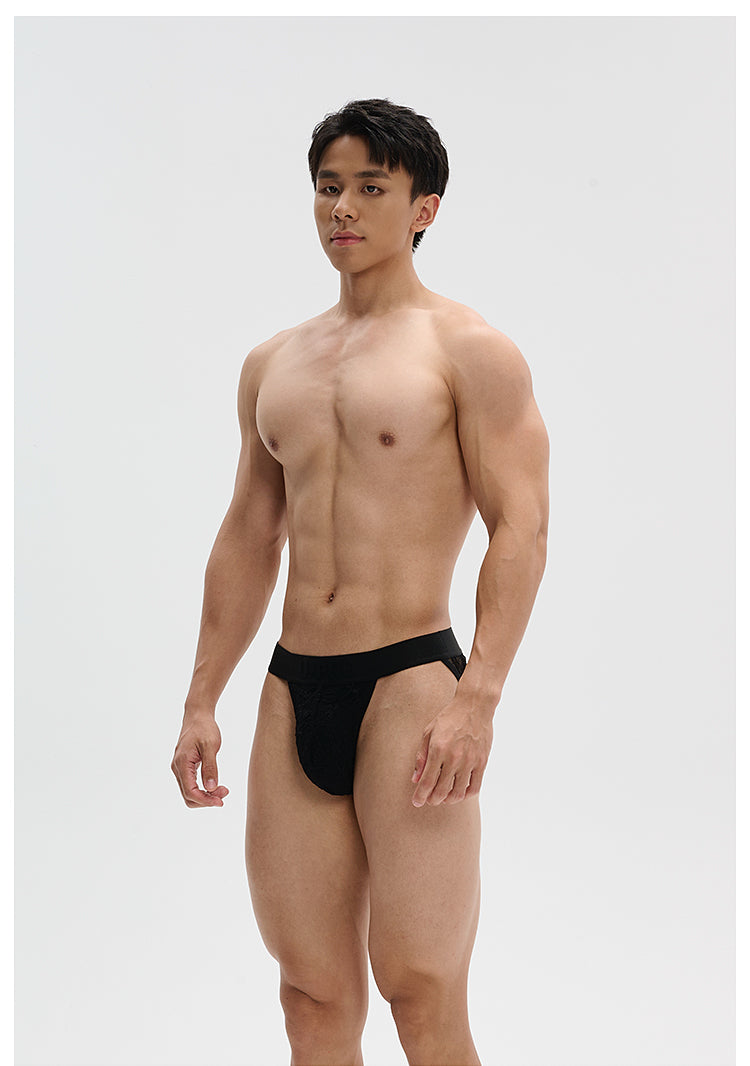 Men's High Cut Lace Briefs UPRO-10051