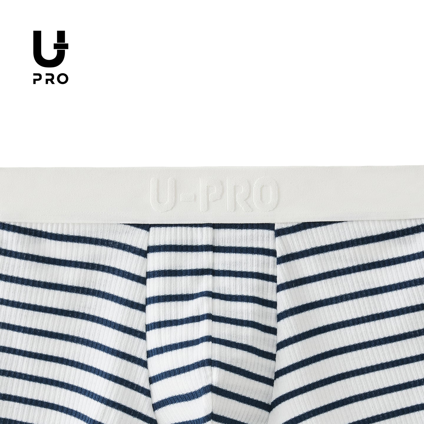 Men's blue striped boxer briefsUPRO-11077
