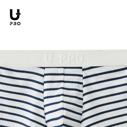 Men's blue striped boxer briefsUPRO-11077