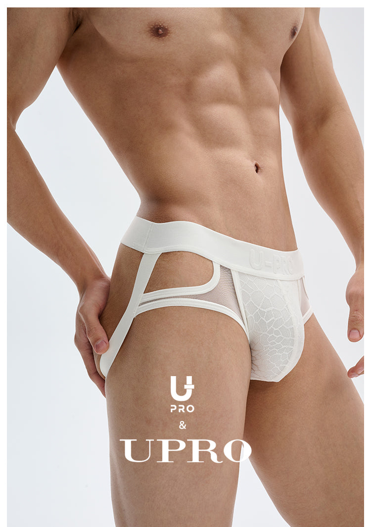 Men's Fashion Mesh Patchwork Jockstrap UPRO-AAS12064