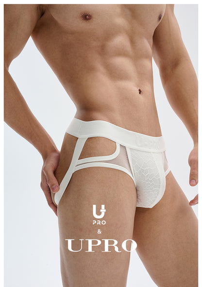 Men's Fashion Mesh Patchwork Jockstrap UPRO-AAS12064