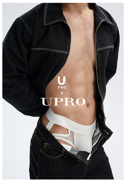 Men's Fashion Mesh Patchwork Jockstrap UPRO-AAS12064