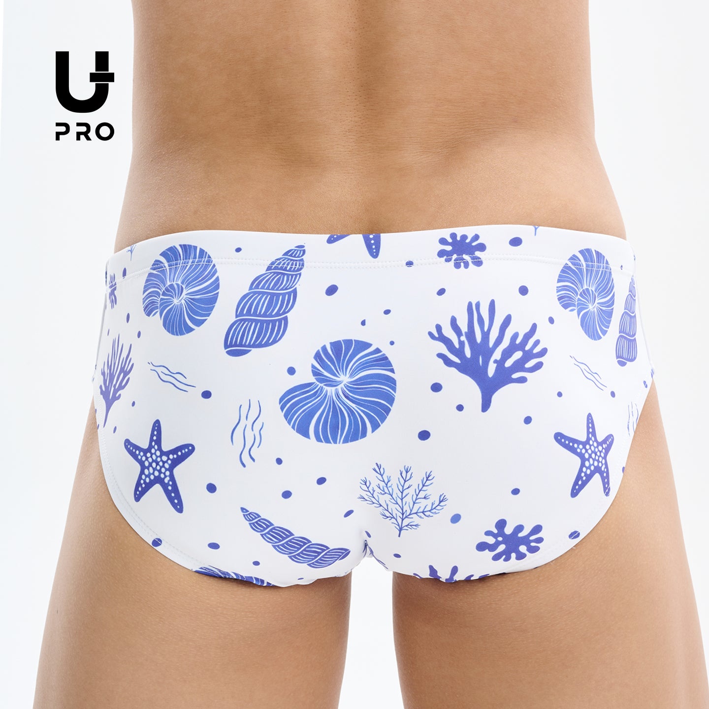 Love in Midsummer Shell Triangle Swim TrunksAAS-18071