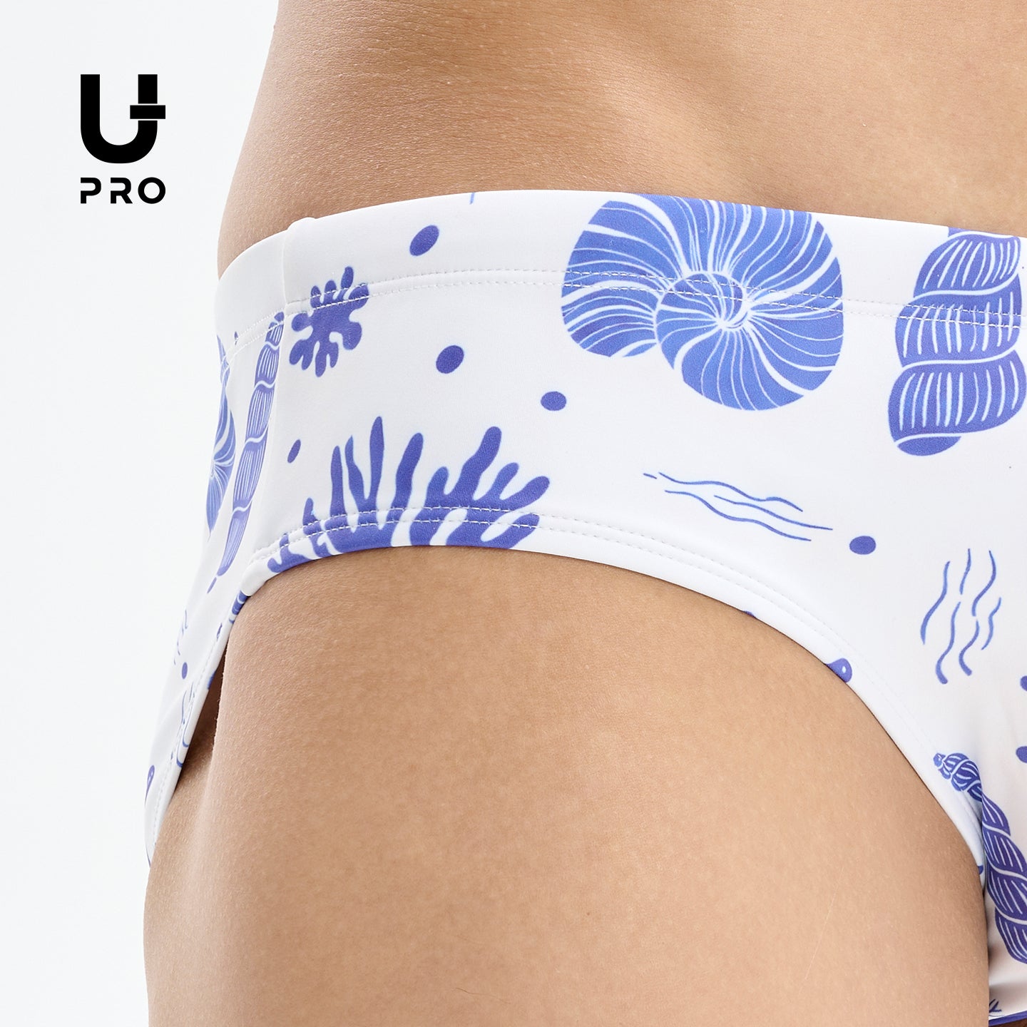 Love in Midsummer Shell Triangle Swim TrunksAAS-18071
