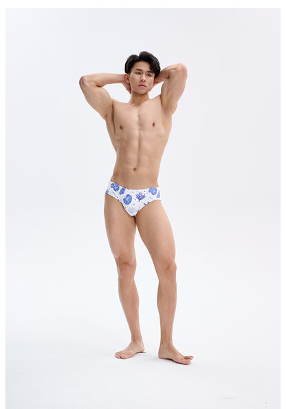 Love in Midsummer Shell Triangle Swim TrunksAAS-18071
