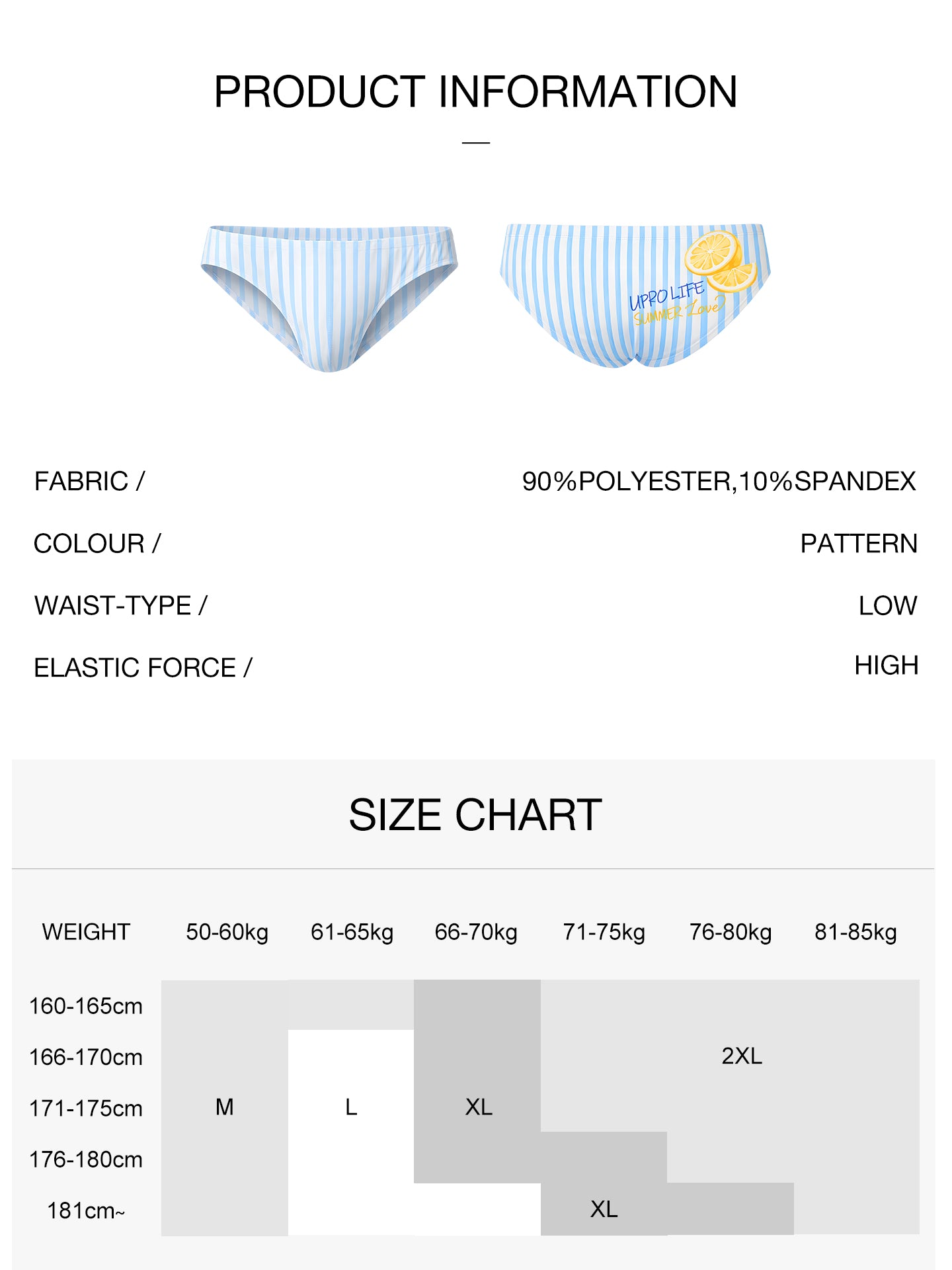Love in Midsummer Triangle Pink Swim Trunks UPRO-AAS18074