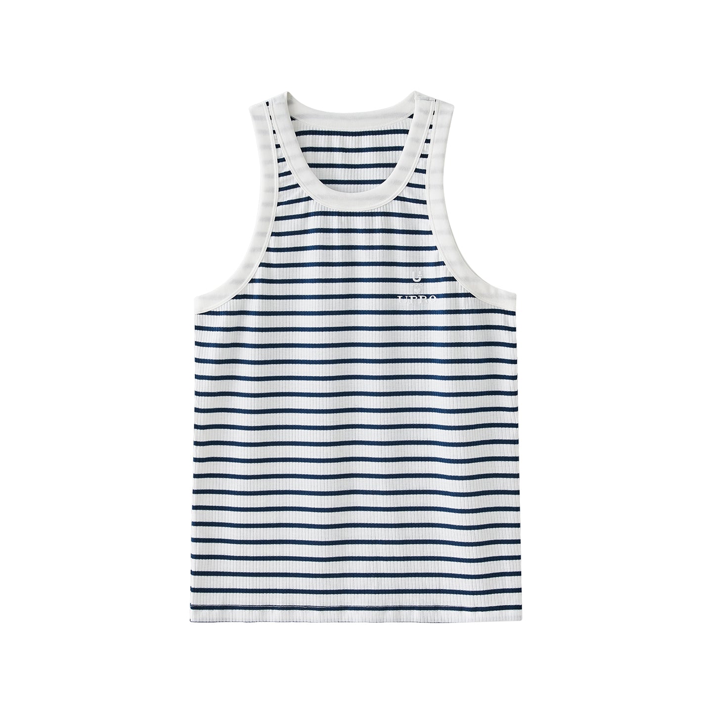 Sports vest with threaded blue stripesAAS-20090