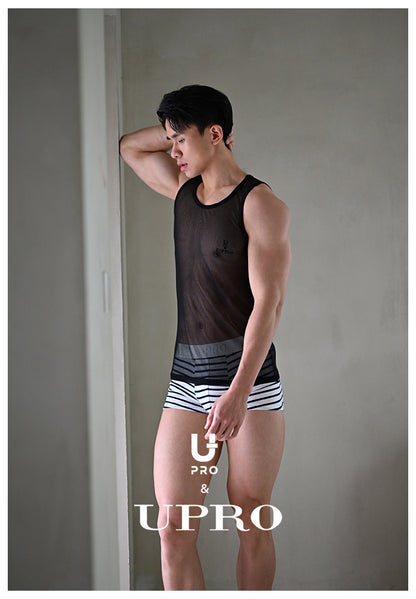 Men's Semi-Sheer Mesh Tank Top UPRO-20092
