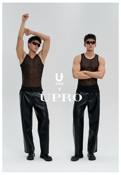 Men's Semi-Sheer Mesh Tank Top UPRO-20092